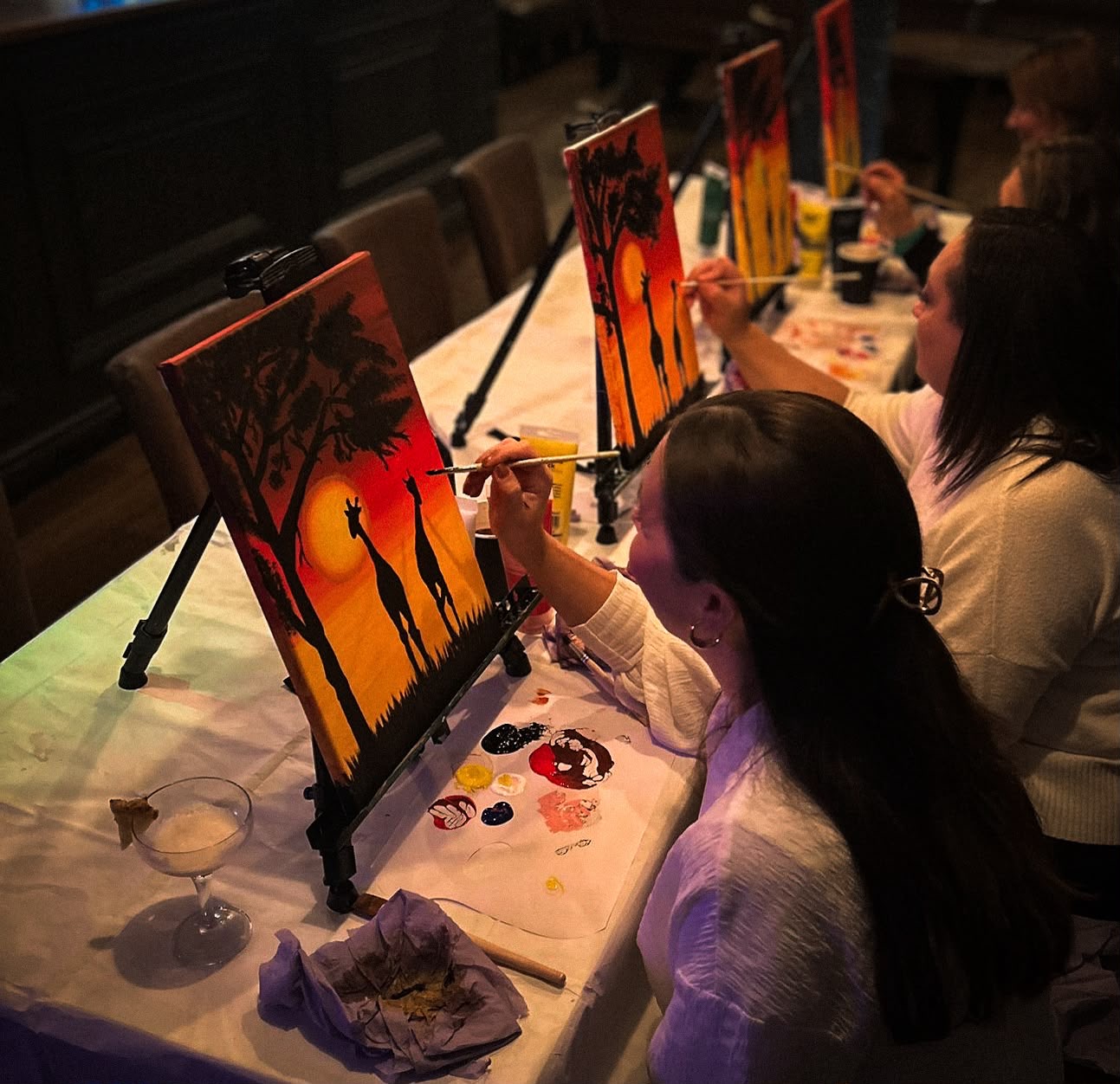 Paint and Sip at Jimmy Goose's